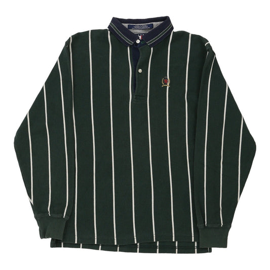 Vintage green Age 10 Tommy Hilfiger Rugby Shirt - boys medium