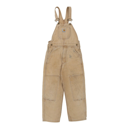 Vintage beige Age 7 Carhartt Dungarees - boys small