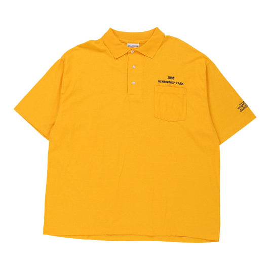 Vintage yellow Great American Polo Shirt - mens xx-large