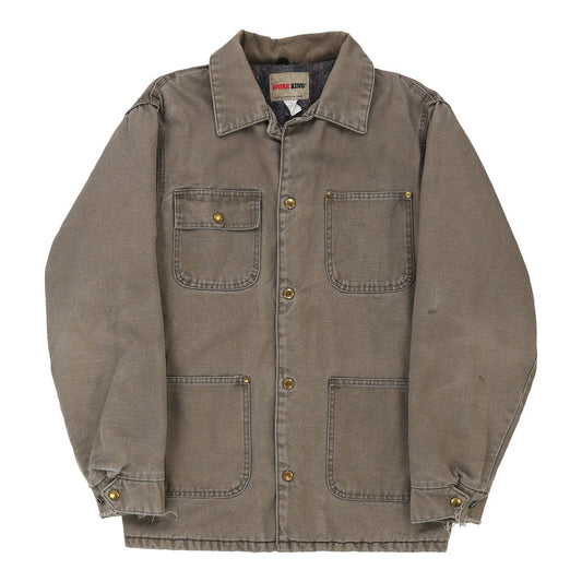 Vintage Work King Jacket - Small Grey Cotton