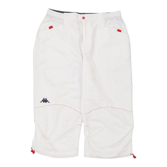 Vintage white Kappa Sport Shorts - mens x-large