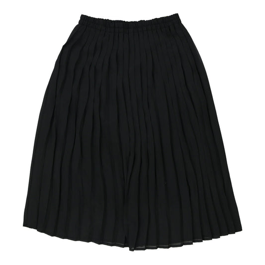 Vintage Susan H Midi Skirt - XL Black Polyester Blend