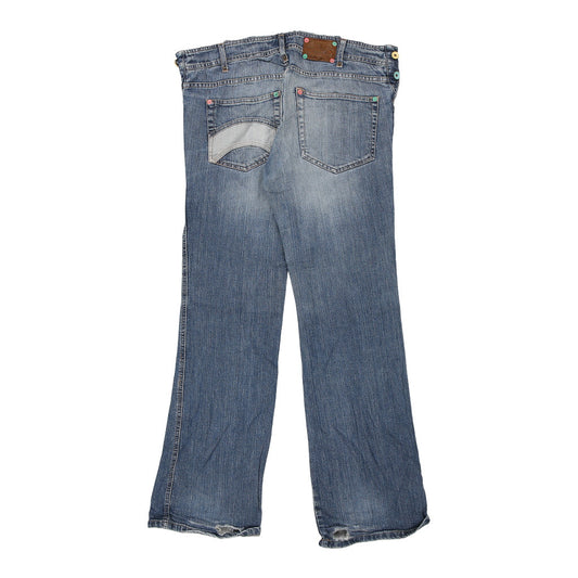 Vintage Benetton Jeans - 38W UK 14 Blue Cotton