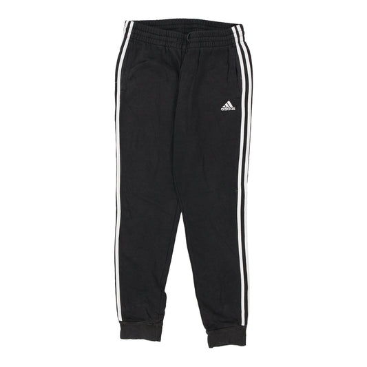 Vintage Adidas Joggers - Medium Black Cotton Blend