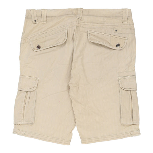 Vintage cream Keep In Touch Cargo Shorts - mens 39" waist