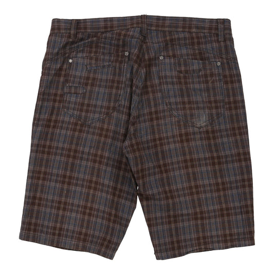 Vintage Lanzans Checked Shorts - 40W 14L Multicoloured Cotton