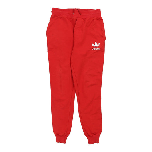 Vintage Adidas Tracksuit - Large Red Polyester