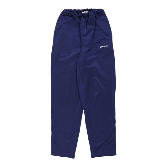 Vintage Lotto Tracksuit - Small Navy Polyester