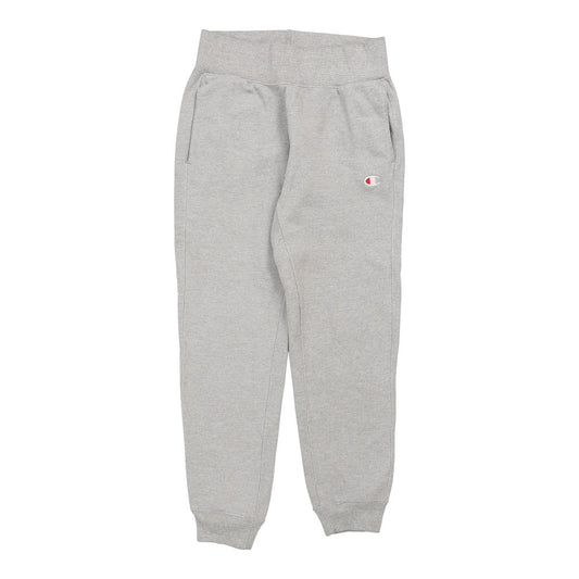 Vintage Reverse Weave Champion Joggers - Small Grey Cotton