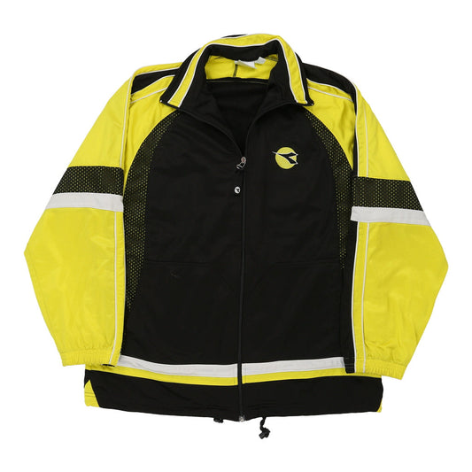 Vintage block colour Diadora Track Jacket - mens x-large