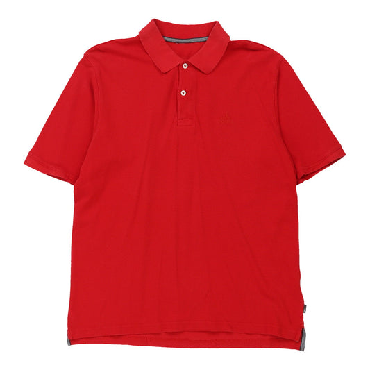 Vintage red Adidas Polo Shirt - mens x-large