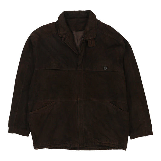 Vintage brown Unbranded Suede Jacket - mens x-large