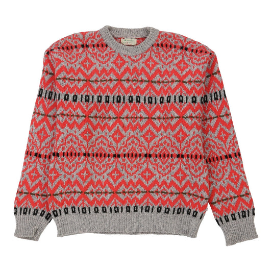 Vintage red Shetland Benetton Jumper - womens x-large