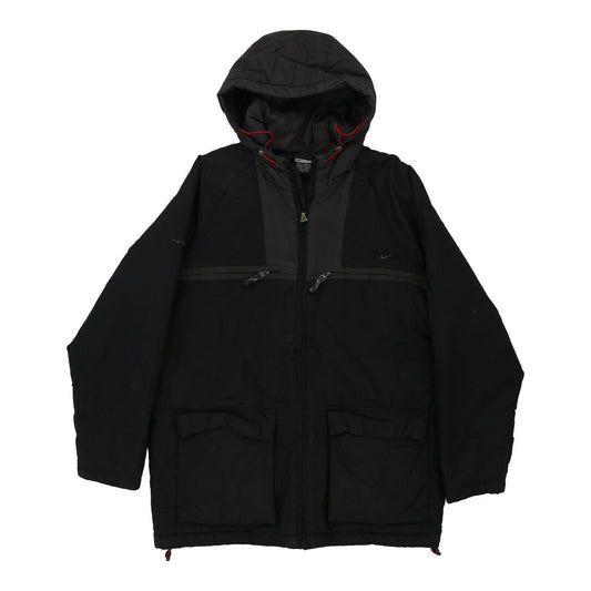 Vintage black Nike Jacket - mens medium