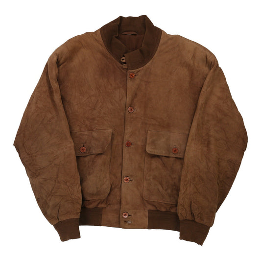 Vintage brown Unbranded Suede Jacket - mens large