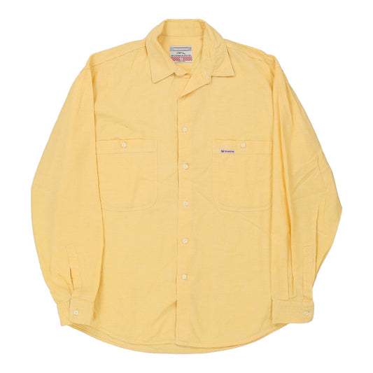 Vintage yellow Wampum Shirt - mens small