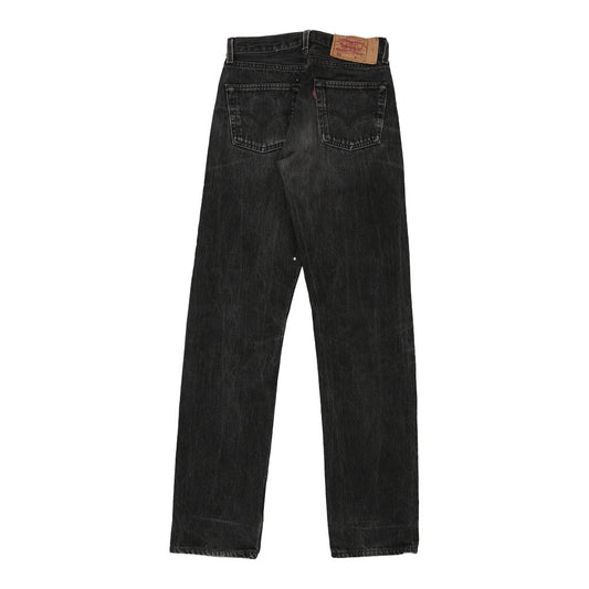 Vintage 501 Levis Jeans - 28W UK 8 Black Cotton