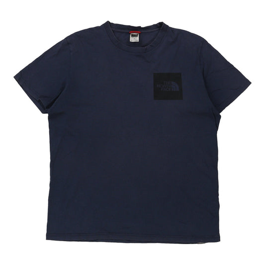 Vintage The North Face T-Shirt - Large Navy Cotton