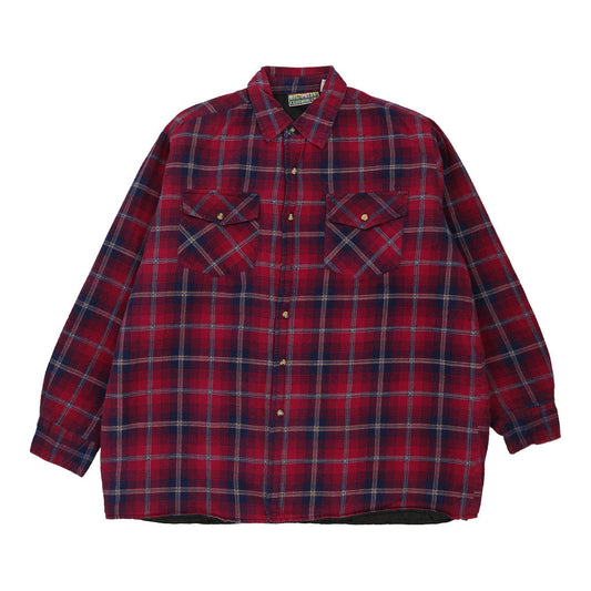 Vintage red Big Creek Clothing Overshirt - mens x-large