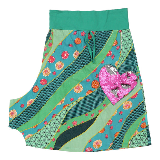 Vintage green Age 13-14 Desigual Skirt - girls large