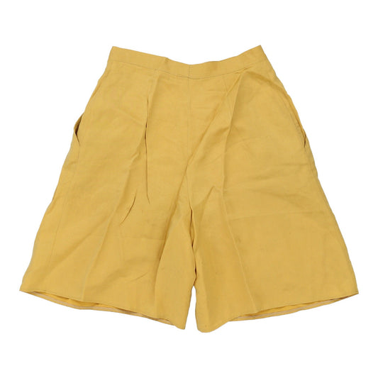 Vintage L. Pucci Shorts - 24W UK 6 Yellow Cotton