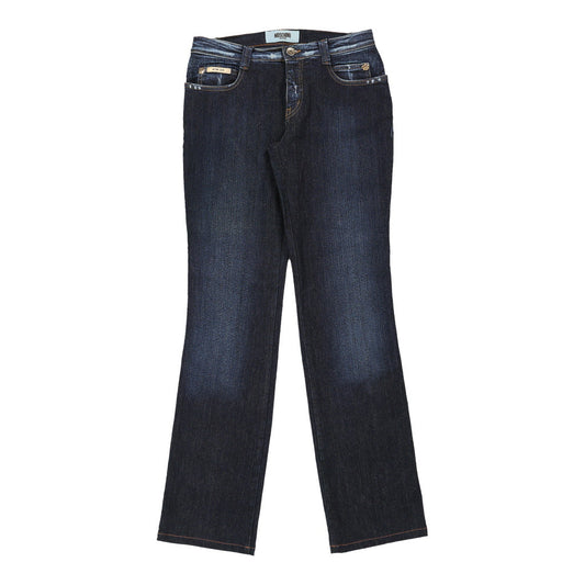 Moschino Jeans - 30W UK 8 Blue Cotton Blend