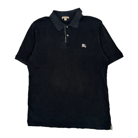 Burberry Brit Polo Shirt - Large Black Cotton