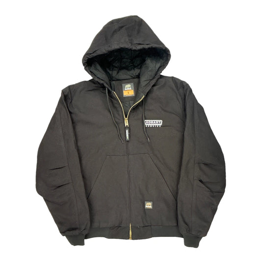 Workwear Berne Jacket - Large Black Cotton Blend