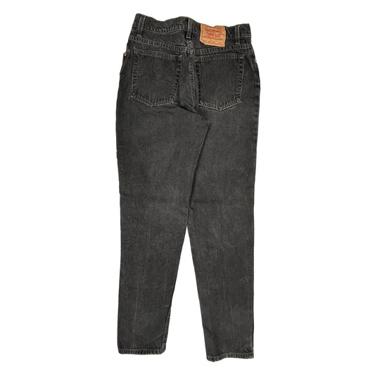 512 Levis Slim Fit Jeans - 29W UK 10 Black Cotton