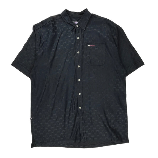 Phat Farm Hip Hop Short Sleeve Shirt - 2XL Black Cotton