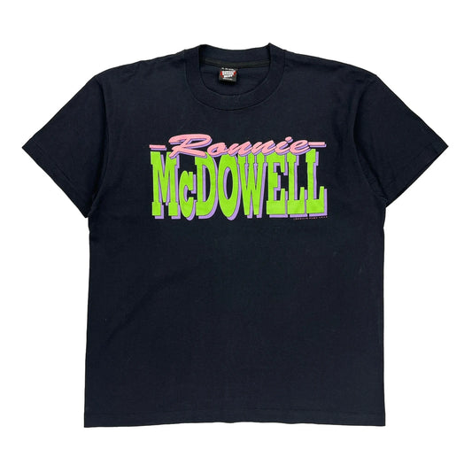 Ronnie Mcdowell Fire Carnival Reinhold Pa June 19Th, 1993 Screen Stars Single Stitch T-Shirt - XL Black Cotton Blend