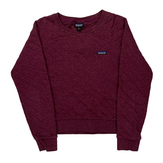 Patagonia Sweatshirt - Medium Burgundy Cotton