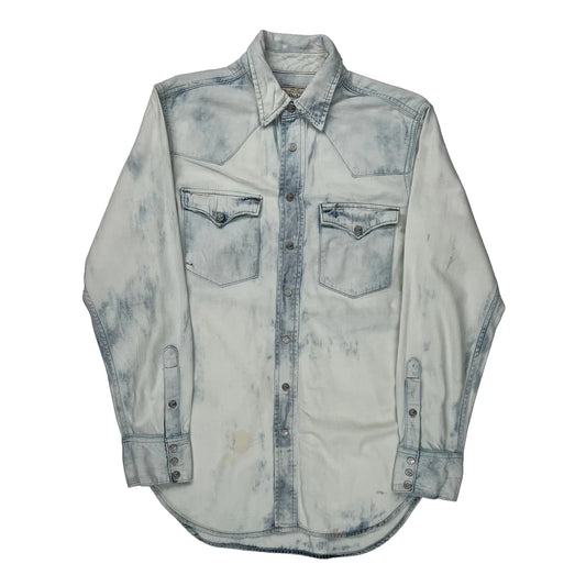 Polo By Ralph Lauren Denim Shirt - Small Light Wash Cotton