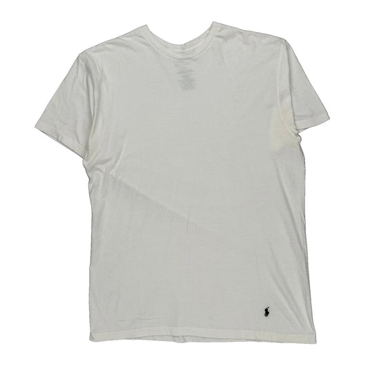 Polo By Ralph Lauren T-Shirt - Large White Cotton