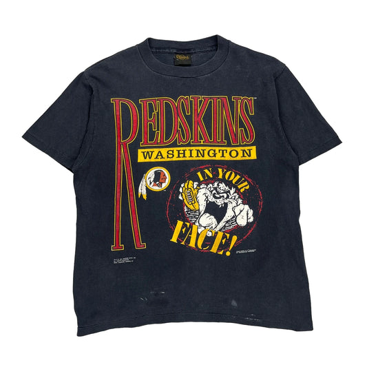 Washington Redskins Changes Single Stitch T-Shirt - Large Black Cotton
