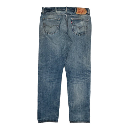 501 Levis Jeans - 36W 30L Blue Cotton