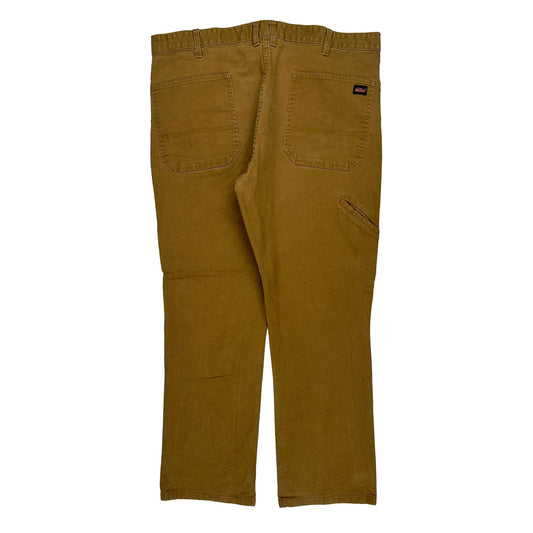 Dickies Carpenter Trousers - 38W 31L Brown Cotton
