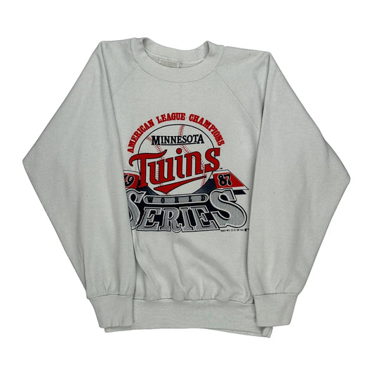 Made In USA Unbranded Graphic Sweatshirt - Medium White Cotton