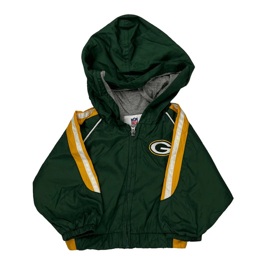 Age 12 Months Green Bay Packers Nfl Windbreaker - 2XS Green Polyester