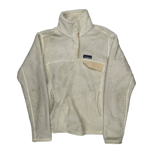 Patagonia Fleece - Small Cream Polyester