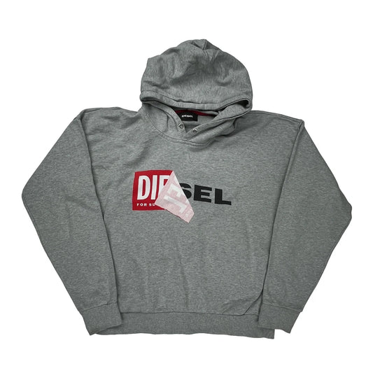 For Successful Living Diesel Hoodie - 2XL Grey Cotton Blend