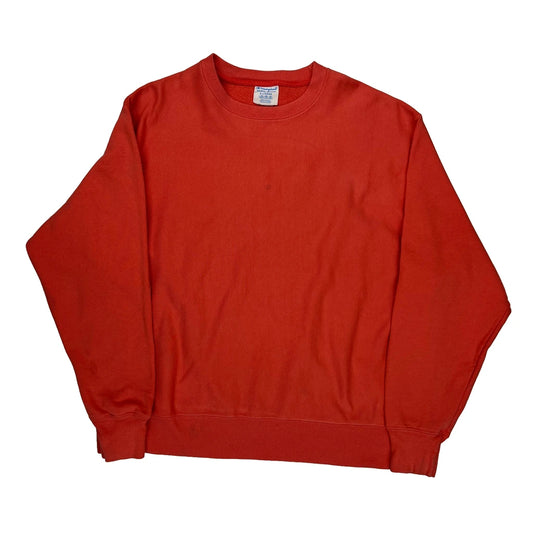 Reverse Weave Champion Sweatshirt - XL Red Cotton
