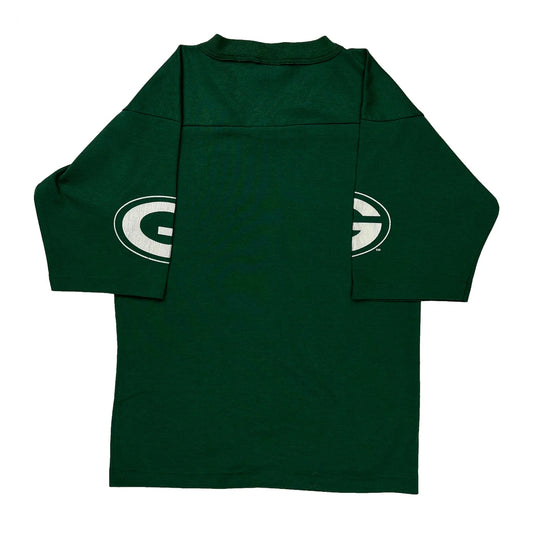 Age 10-12 Green Bay Packers Teamwork Football Jersey - Medium Green Cotton