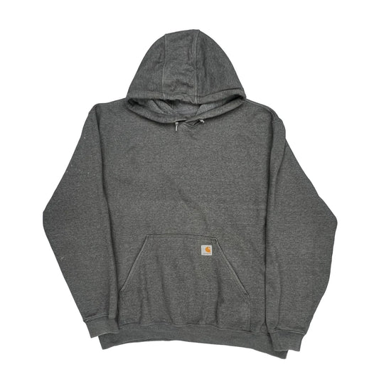 Carhartt Hoodie - 2XL Grey Cotton Blend