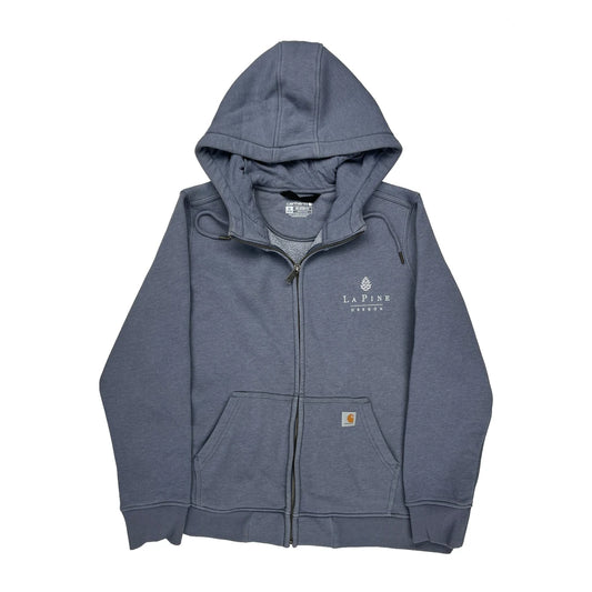 Carhartt Hoodie - 2XL Grey Cotton Blend