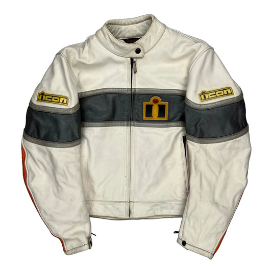 Neo-Daytona Jacket Icon Leather Jacket - Medium Orange Leather