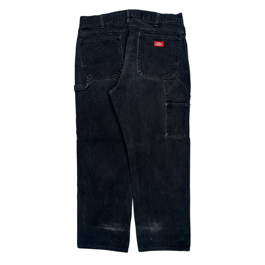 Dickies Carpenter Jeans - 36W 30L Black Cotton