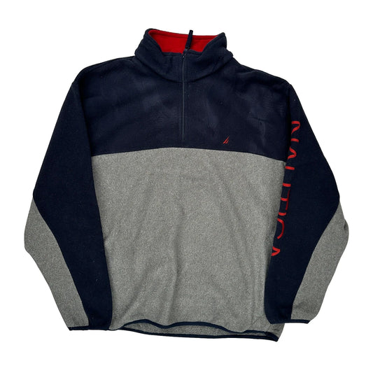 Nautica Spellout Fleece - XL Red Polyester