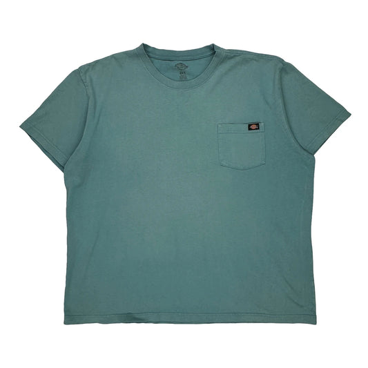 Dickies Tall T-Shirt - 2XL Green Cotton