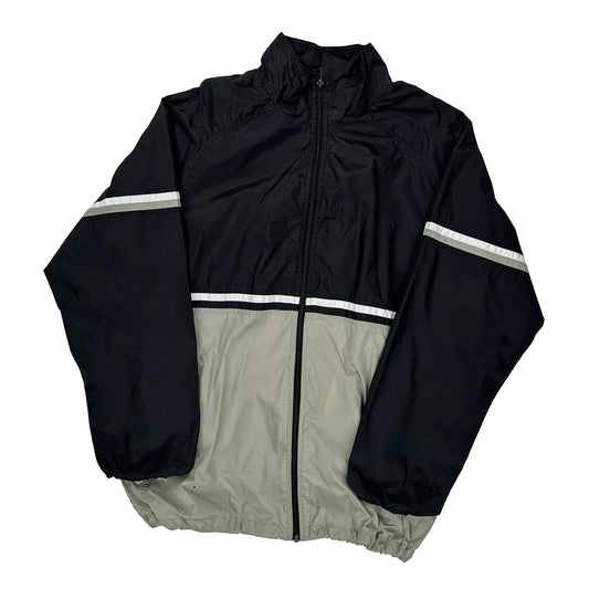 Nike Windbreaker - Large Black Polyester